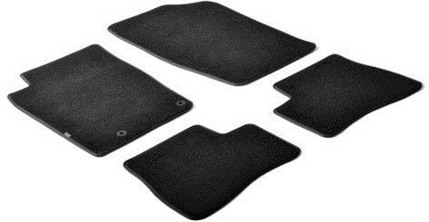 Lampa Set of Front and Rear Mats 4pcs for Peugeot 206 2009-2013 Black