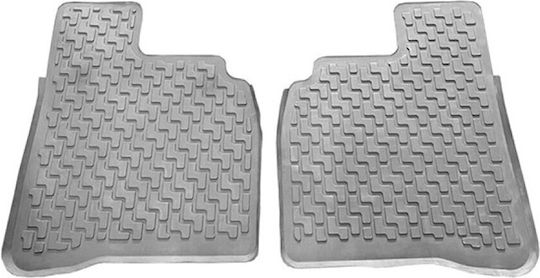 Auto Gs Set of Front and Rear Mats 4pcs Tray Type for Daihatsu Delta Lancia Delta Gray