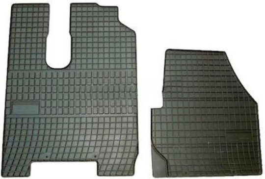 Auto Gs Front Mats 2pcs Tray Type for Mercedes-Benz Actros Black