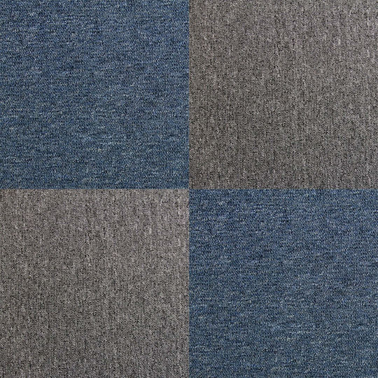 40 X Carpet Tiles 10m2 Storm Blue & Anthracite 40 X Carpet Tiles 10m2 Storm Blue & Anthracite
