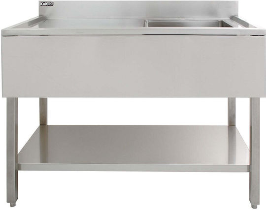 Kukoo Stainless Steel Commercial Sink Left Hand Drainer