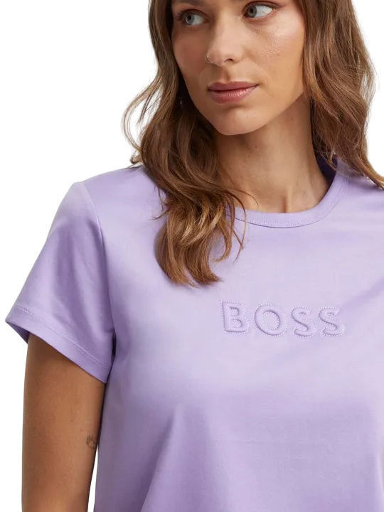 Hugo Boss Damen T-shirt Flieder