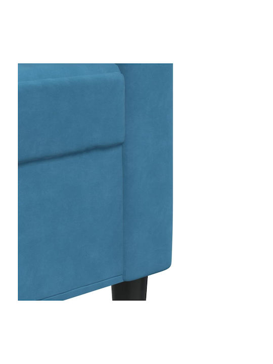 Living Room Furniture Set 3-Seater & 2-Seater Blue