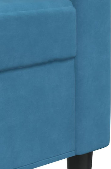 Living Room Furniture Set 3-Seater & 2-Seater Blue