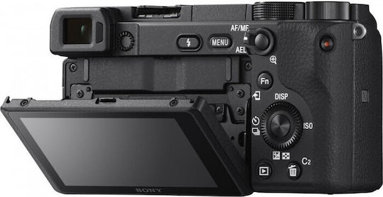 Sony α6400 Mirrorless Φωτογραφική Μηχανή Kit (E PZ 16-50mm F3.5-5.6 OSS II) Μαύρη