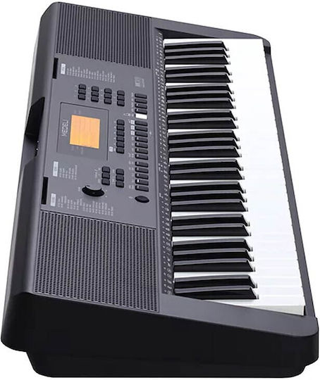 Medeli Tastatur MK200 mit 61 Tasten mit Notenständer Schwarz