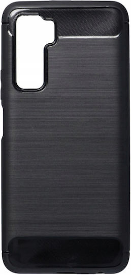 Forcell Carbon Back Cover Σιλικόνης Μαύρο (Huawei P40 Lite 5G)