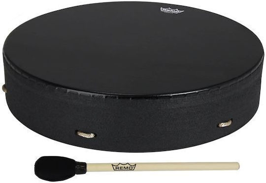 Remo Bahia Buffalo Drum - Black Earth 16"