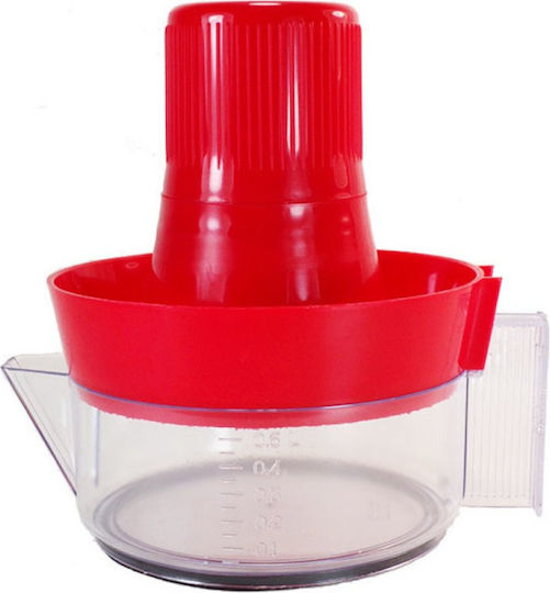 Plastic Orange Classic Juicer with Container Red