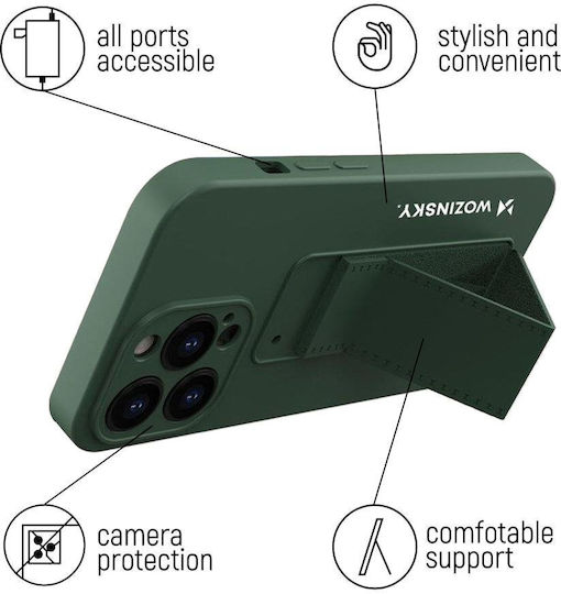 Wozinsky Kickstand Flexible Задна корица Силикон Светлосин (Galaxy S21 Ultra 5G)