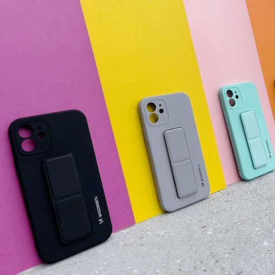 Wozinsky Kickstand Flexible Задна корица Силикон Светлосин (Galaxy S21 Ultra 5G)