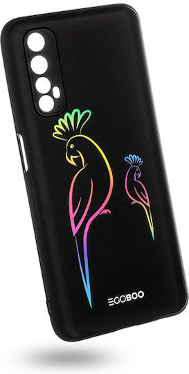 Egoboo Mat Back Cover Σιλικόνης Parrot Neon (Realme 7i)