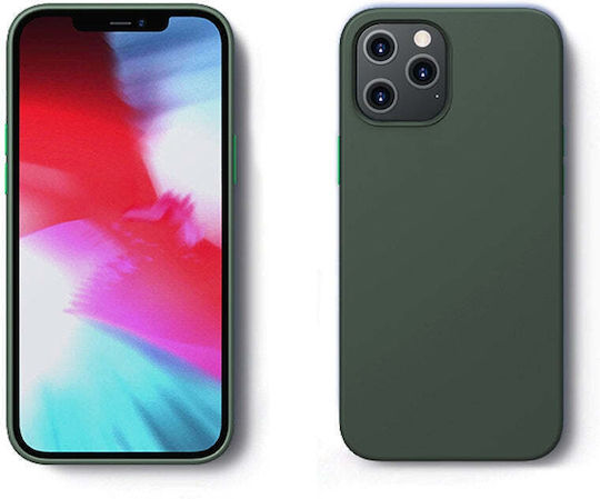 Joyroom Color Задна корица Пластмаса 1.3мм Зелен (iPhone 12 / 12 Pro)