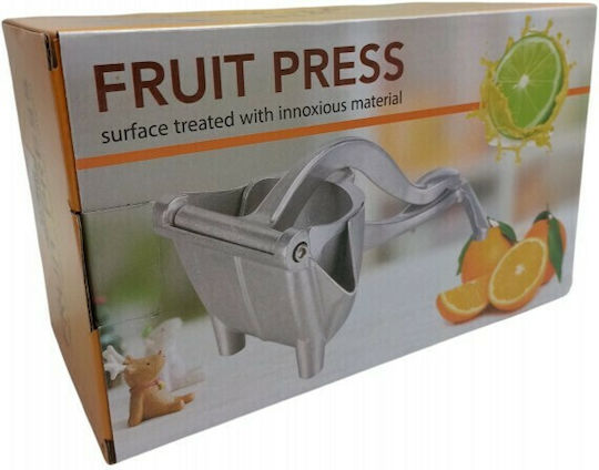 Hand Press Lime / Lemon / Orange made of Metal in Silver Color