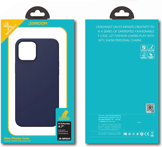 Joyroom Color Back Cover Plastic 1.3mm Negru (iPhone 12 Pro Max)