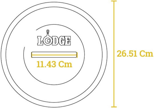 Lodge Капак за Тиган от Чугунен 26см L8IC3