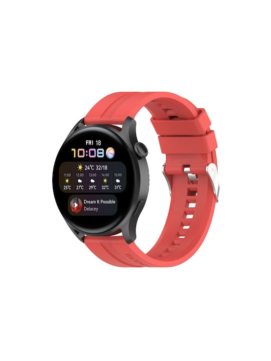 QuickFit EDA001712501F Λουράκι Σιλικόνης Κόκκινο (Huawei Watch GT/GT Pro 2/3/4/5 / Ultimate 46mm)