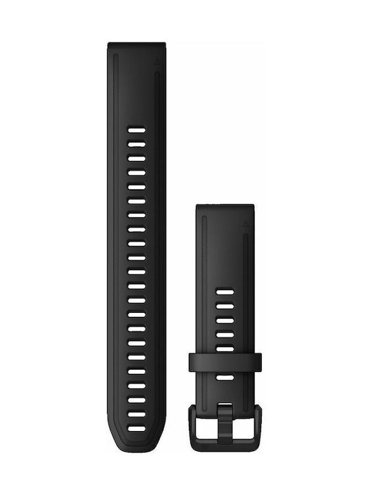 Garmin Quickfit 20 Каишка Силикон Black (Large) (Fenix 5S/5S Plus/6S/6S Pro/7S/7S Pro/8 (43mm))