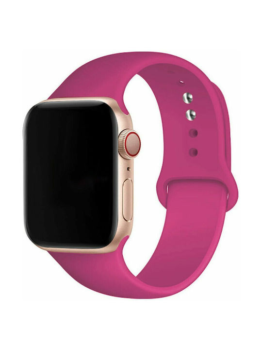 Armband Silikon mit Pin Rot (Apple Watch 44/45/46mm/Ultra 49mm)