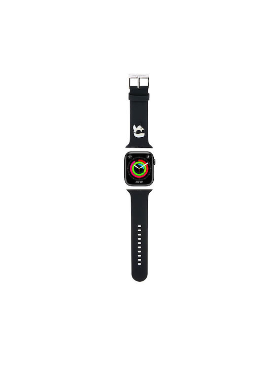 Karl Lagerfeld Karl Head Strap Silicone Black (Apple Watch 38/40/41/42mm)