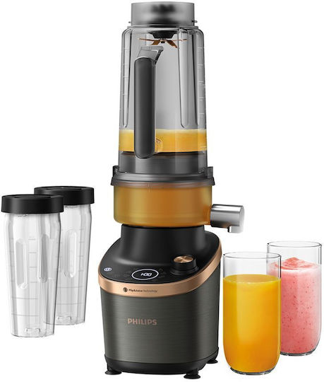 Philips Flip & Juice Μπλέντερ με Κανάτα Tritan 2 lt 1500W Γκρι