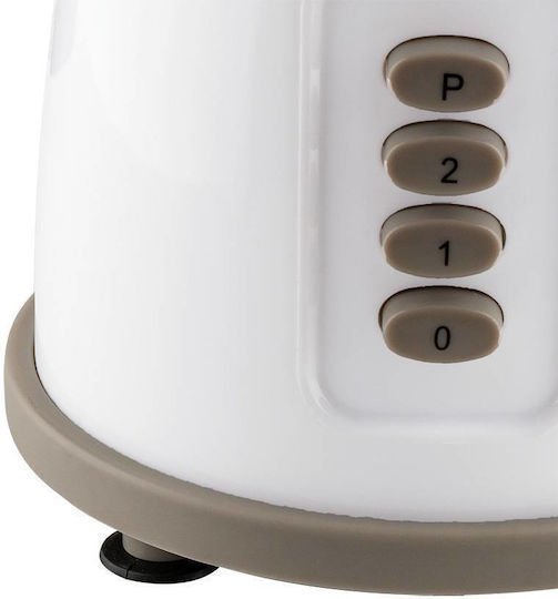 Muhler Μπλέντερ με Πλαστική Κανάτα 1.5 lt 500W Γκρι MB-155