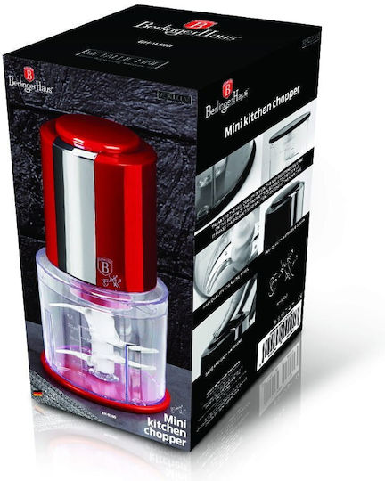 Berlinger Haus Πολυκόπτης Multi 300W με Δοχείο 600ml Κόκκινος