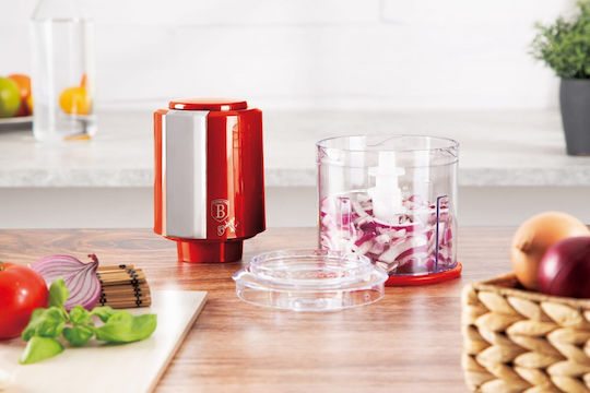 Berlinger Haus Πολυκόπτης Multi 300W με Δοχείο 600ml Κόκκινος