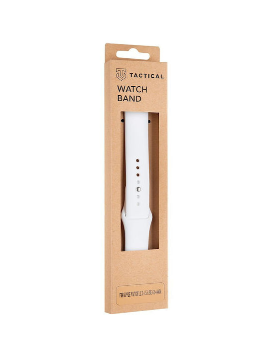 Tactical 499 Armband Silikon mit Pin Weiß (Apple Watch 44/45/46mm/Ultra 49mm) 2445833