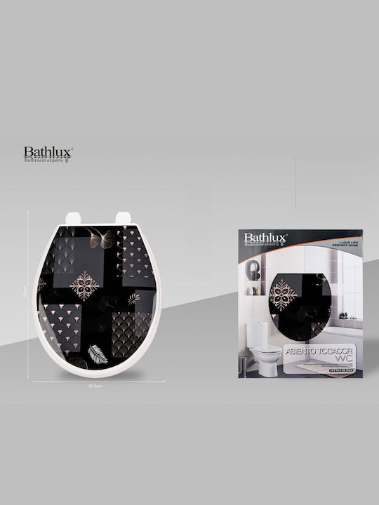 Bathlux Καπάκι Λεκάνης Πλαστικό 45x36.5cm Πολύχρωμο