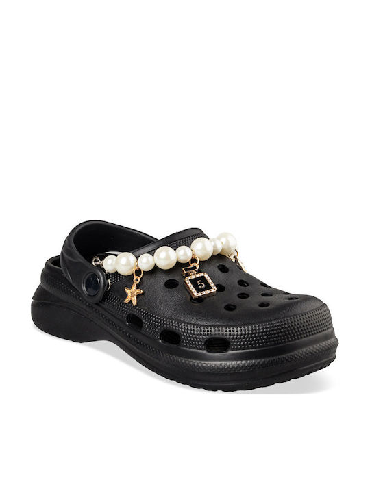 Envie Shoes Haven Damen Clogs Schwarz