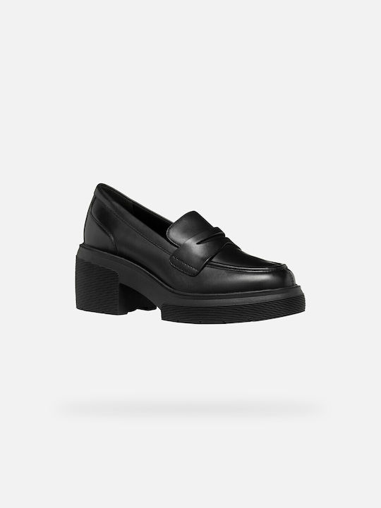 Geox Din piele Pantofi cu toc Negre