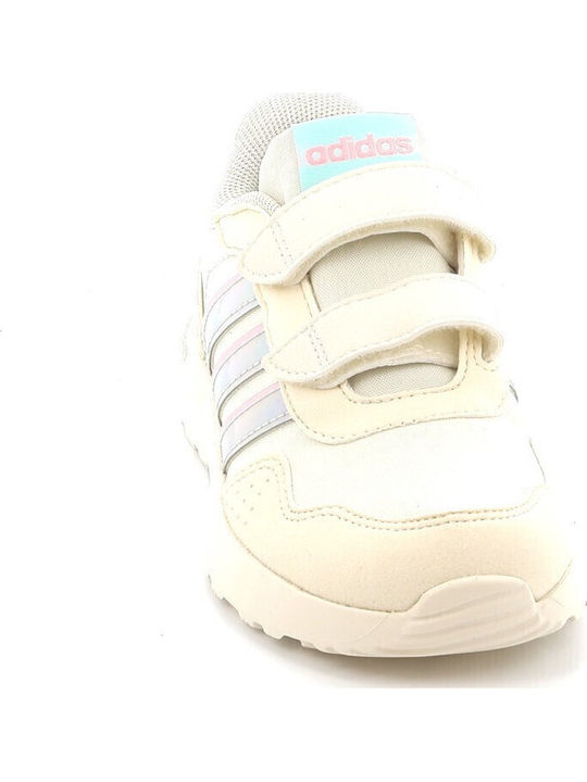 Run 60s Παιδικά Sneakers με Σκρατς Μπεζ