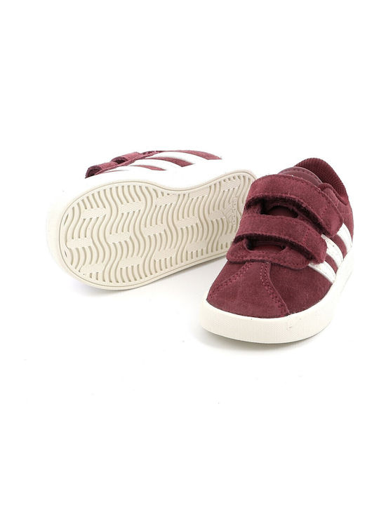 VL Court 3.0 Cf I Adidași Copii Cu Închidere Hoop & Loop Burgundy