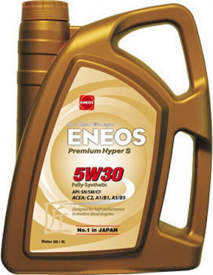 Eneos Premium Hyper S Συνθετικό Λάδι Αυτοκινήτου 5W-30 4lt
