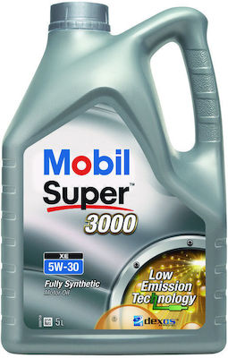 Mobil Συνθετικό Λάδι Αυτοκινήτου Super 3000 XE 5W-30 5lt