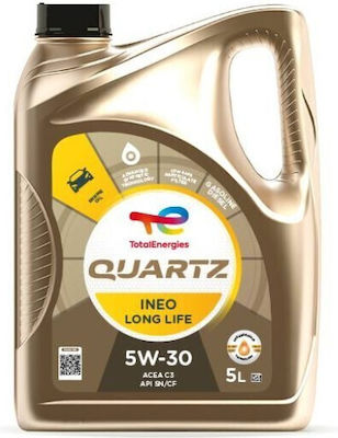 Total Λάδι Αυτοκινήτου Quartz Ineo Long Life 5W-30 C3 / LL 5lt