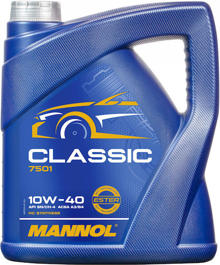 Mannol Classic Ημισυνθετικό Λάδι Αυτοκινήτου 10W-40 4lt