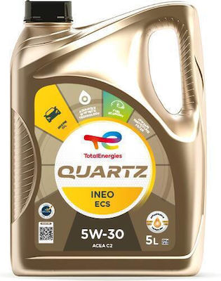 Total Λάδι Αυτοκινήτου Quartz Ineo ECS 5W-30 5lt