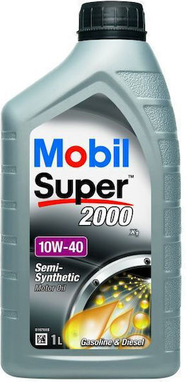 Mobil Super 2000 X1 Synthetisch,Polyester/Cotton/Leather Autopflegeöl 10W-40 1Es