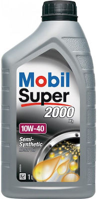 Mobil Super 2000 X1 Semi-Synthetic Car Lubricant 10W-40 A3/B3 1lt