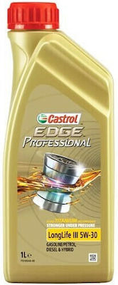 Castrol Λάδι Αυτοκινήτου Edge FST Titanium 5W-30 LL 1lt