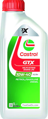 Castrol GTX Semi-Synthetic Car Lubricant 10W-40 A3/B4 1lt