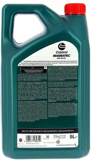 Castrol Magnatec Synthetisch,Polyester/Cotton/Leather Autopflegeöl 5W-30 5Es