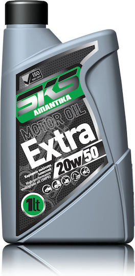 SKS Motor Oil Extra Λάδι Αυτοκινήτου 20W-50 1lt