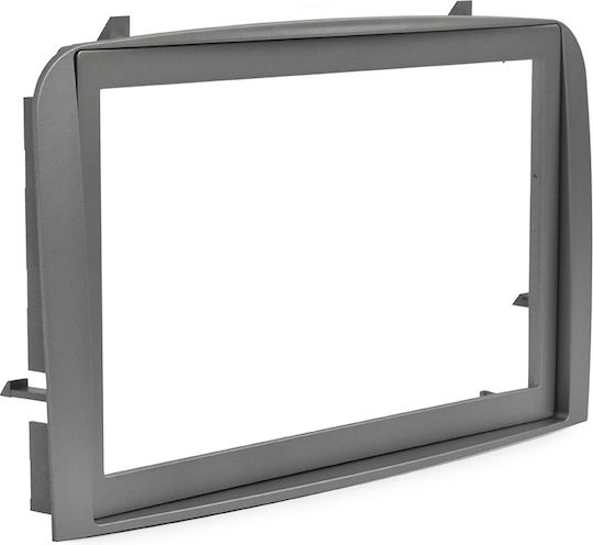 Phonocar DIN Fascia Panels 2 Din Gray Metallic for Alfa Romeo Alfa 147 2000-2006