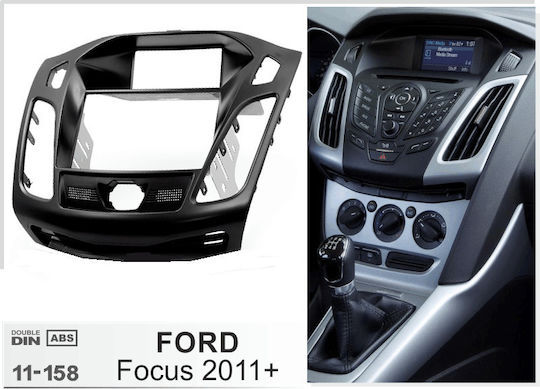 CARAV Industries Inc. DIN Fascia Panels 2 Din for Ford C-Max / Focus 2011 2018