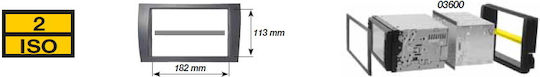 Phonocar Πρόσοψη 1 Din Universal 2002-2009