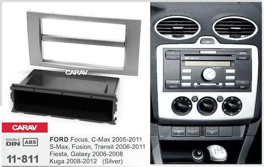 Ice Πρόσοψη 2 Din για Ford Focus / C-Max / S-Max / Fusion / Transit / Fiesta / Galaxy / Kuga Mercedes-Benz R Scania R 2008-2012