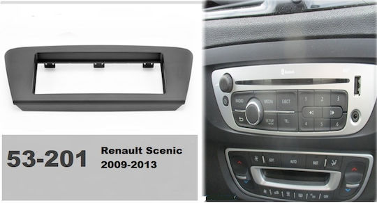 Πρόσοψη 2 Din για Renault Grand Scenic 2009+ / Renault Scenic 2009 - 2015 για Renault Grand Scenic 2009 2015